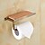 abordables Soportes para papel higiénico-soporte de papel higiénico latón mate para baño con estante de almacenamiento de teléfono móvil 1ud