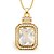 preiswerte Halsketten-Damen Kristall Anhängerketten - Golden Modische Halsketten Schmuck Für