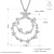 abordables Collier-Femme Collier court /Ras-du-cou Pendentif de collier Colliers Déclaration Forme de Cercle Forme Géométrique Argent sterling Blanc Bijoux
