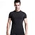 abordables Nouvelle dans-Homme Manches Courtes Tee Shirt Compression Tee Shirt Running Tee-shirt Hauts / Top Athlétique Athleisure Séchage rapide Anti-transpiration Fitness Exercice Physique Exercice Tenue de sport Blanche