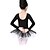 abordables Tenues de danse enfants-Chaussures de Ballet Robe Robe pan volant Utilisation Manches Longues Taille moyenne Spandex Coton