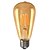 billige Lyspærer-KWB 6 W LED-globepærer 600 lm E26 / E27 ST64 6 LED perler COB Vanntett Dekorativ Varm hvit 85-265 V / 1 stk. / RoHs