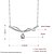 abordables Collier-Femme Pendentif de collier Goutte Blanc Argent Bijoux Pour Mariage Soirée Quotidien Décontracté 1pc