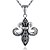 cheap Necklaces-Men&#039;s Pendant Necklace Pendant Titanium Steel Cross Punk Black Necklace Jewelry For Party Daily Casual