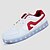 זול סניקרס לגברים-יוניסקס נעליים סינטתי אביב קיץ סתיו חורף נוחות שרוכים עבור אתלטי קזו&#039;אל שחור שחור/אדום שחור לבן