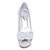 abordables Chaussures de mariée-Femme Printemps / Eté / Automne Talon Aiguille Mariage Habillé Soirée &amp; Evénement Appliques Soie Blanche