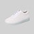 abordables Baskets femme-Homme / Femme Chaussures Similicuir Printemps / Eté / Automne Chaussures Lumineuses Talon Plat Lacet Blanc / Noir