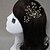 זול כיסוי ראש לחתונה-נשים נערת פרחים קריסטל סגסוגת כיסוי ראש-חתונה אירוע מיוחד סיכת שיער 2 חלקים
