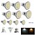 cheap Light Bulbs-10pcs 3.5 W LED Spotlight 300-350 lm GU10 GU5.3(MR16) E26 / E27 MR16 60SMD LED Beads SMD 2835 Decorative Warm White Cold White 220-240 V 12 V 110-130 V / 10 pcs / RoHS