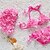 baratos Roupa de natação-Bébé Para Meninas Roupa de Banho Sem Manga Roxo Vermelho Azul Floral Praia Floral Curto 3-6 Y