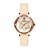 cheap Women&#039;s Watches-Women&#039;s Fashion Watch Quartz Imitation Diamond Leather Band Black Blue Pink Beige Khaki Brand JULIUS