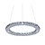 abordables Suspension-40(16&#039;&#039;) LED Lampe suspendue Métal Chrome Moderne contemporain 90-240V