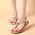 cheap Women&#039;s Sandals-Women&#039;s Flat Heel Slingback Casual Dress Office &amp; Career Fabric Summer Almond / Black / Blue