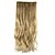 billige Syntetisk hårforlengelse-lengde gyllen 60cm høy hemperature ledning parykk hair extension syntetisk hår
