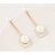 preiswerte Ohrringe-Damen Perlen Tropfen-Ohrringe Doppelbett (200 x 200) zwei stein damas Modisch Perlen Künstliche Perle Ohrringe Schmuck Golden Für Hochzeit Party Alltag Normal Maskerade Verlobungsfeier