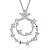 abordables Collier-Femme Collier court /Ras-du-cou Pendentif de collier Colliers Déclaration Forme de Cercle Forme Géométrique Argent sterling Blanc Bijoux