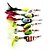 abordables Leurres et mouches pour la pêche-6 pcs leurres de pêche Cuillères Appât métallique Affaissé Bass Truite Brochet Pêche en mer Pêche d&#039;appât Pêche au leurre Métal / Pêche générale / Bateau de pêche / Pêche à la traîne