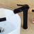 billige Klassisk-Baderom Sink Tappekran - Standard Olje-gnidd Bronse Centersat Enkelt Håndtak Et HullBath Taps / Messing