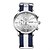 baratos Relógios Clássicos-Masculino Relógio Elegante Quartz Calendário / Relógio Casual / Cronômetro Tecido Banda Branco marca