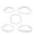 billige Småkageværktøjer-5 stk fluffy clouds cutter kage dekorere fondant kiks cookie fondant cutter