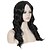 זול פיאות סינטטיות אופנתיות-שיער סינטטי פאות מסולסל עם פוני ללא מכסה ארוך