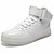 abordables Baskets femme-Femme Chaussures Synthétique Printemps / Eté / Automne Confort / Chaussures Lumineuses Talon Plat Fermeture Blanc / Noir / Rouge