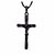 cheap Pendant Necklaces-Pendant Necklace Pendant Cross Ladies Party Work Casual Platinum Plated Gold Plated Alloy Black Gold Silver Necklace Jewelry For Birthday Daily