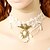 cheap Necklaces-Women&#039;s White Lace Pearl Pendant Choker Necklace Anniversary / Daily / Special Occasion / Office &amp; Career