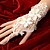 cheap Party Gloves-Lace Wrist Length Glove Bridal Gloves / Party / Evening Gloves With Embroidery / Floral