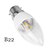 billige Lyspærer-350-400 lm E14 / B22 / E26 / E27 LED-lysestakepærer Innfelt retropassform 18LED LED perler SMD 2835 Dekorativ Varm hvit / Kjølig hvit 85-265 V / 1 stk. / RoHs / CCC