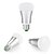 cheap Light Bulbs-LED Globe Bulbs 900-1200 lm E26 / E27 A80 1 LED Beads COB Waterproof Dimmable Decorative Natural White RGB 85-265 V / 1 pc / RoHS