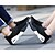 cheap Women&#039;s Sneakers-Women&#039;s Comfort Faux Suede Spring Summer Fall Casual Comfort Flat Heel Black Black/White
