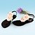 abordables Sandalias de mujer-Mujer Zapatos Goma Primavera Verano Otoño De Goma Tacón Plano para Vestido Fiesta y Noche Negro