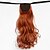 billige Hårdeler-vann bølge rød blonde syntetisk bandasje typen hår parykk hestehale (farge 119)