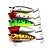 Χαμηλού Κόστους Δολώματα &amp; Τεχνητά Δολώματα-5 pcs Σκληρό Δόλωμα Popper Βυθιζόμενο Bass Τρώκτης Λούτσος Θαλάσσιο Ψάρεμα Δολώματα πετονιάς Ψάρεμα με Δόλωμα Πλαστική ύλη / Γενικό Ψάρεμα / Ψάρεμα Εξωλέμβειας &amp; Σκάφους