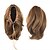 cheap Hair Pieces-natural wave brown europe hepburn human hair weaves ponytails 7027