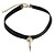 abordables Collier-Collier Choker / Ras de Cou Femme Cuir Noir Simple Rétro Vintage Blanche Noir Rouge Rose Colliers Tendance Bijoux pour Quotidien Décontracté