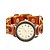 abordables Relojes pulsera-Mujer Reloj de Moda Reloj Pulsera Digital Piel Marrón Analógico Bohemio - Marrón