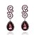 voordelige Oorbellen-Dames Kristal Druppel oorbellen Kubieke Zirkonia oorbellen Sieraden Wit / Bordeaux / Donkerblauw Voor 1pc