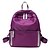 cheap Backpacks &amp; Bookbags-Nylon Cover Commuter Backpack Solid Colored Casual Black / Purple / Fuchsia