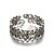 baratos Anéis-Homens Feminino Anéis Meio Dedo Anéis Grossos Moda Ajustável Prata de Lei Jóias Para Diário Casual