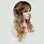 cheap Synthetic Trendy Wigs-Synthetic Wig Curly Curly Wig Blonde Medium Length Blonde Synthetic Hair Women&#039;s Blonde