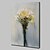 Χαμηλού Κόστους Πίνακες με Λουλούδια/Φυτά-oljemålning handmålad - blommig / botanisk modern med sträckt ram / sträckt duk med sträckt ram