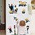 preiswerte Wand-Sticker-Cartoon Design / Stillleben / Mode / Feiertage / Freizeit Wand-Sticker Flugzeug-Wand Sticker,PVC 60*30*0.1
