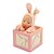 abordables Muñecos-azul creativa caja de música romántica para el regalo de cerámica de color rosa /