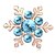 cheap Brooches-Women&#039;s Brooches - Crystal Snowflake Party Brooch Purple / Red / Blue For Wedding / Party
