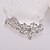 ieftine Bijuterii de Păr-argint / aur piepteni frunze de flori de forma de cristal perla de păr pentru femeie petrecere de nuntă
