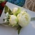 abordables Fleurs de mariage-Fleurs de mariage Forme libre Roses Petit bouquet de fleurs au poignet Mariage La Fête / soirée Polyester Satin