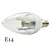 billige Lyspærer-350-400 lm E14 / B22 / E26 / E27 LED-lysestakepærer Innfelt retropassform 18LED LED perler SMD 2835 Dekorativ Varm hvit / Kjølig hvit 85-265 V / 1 stk. / RoHs / CCC