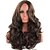 cheap Synthetic Wigs-women s fashionable brown color long length top quality synthetic wigs